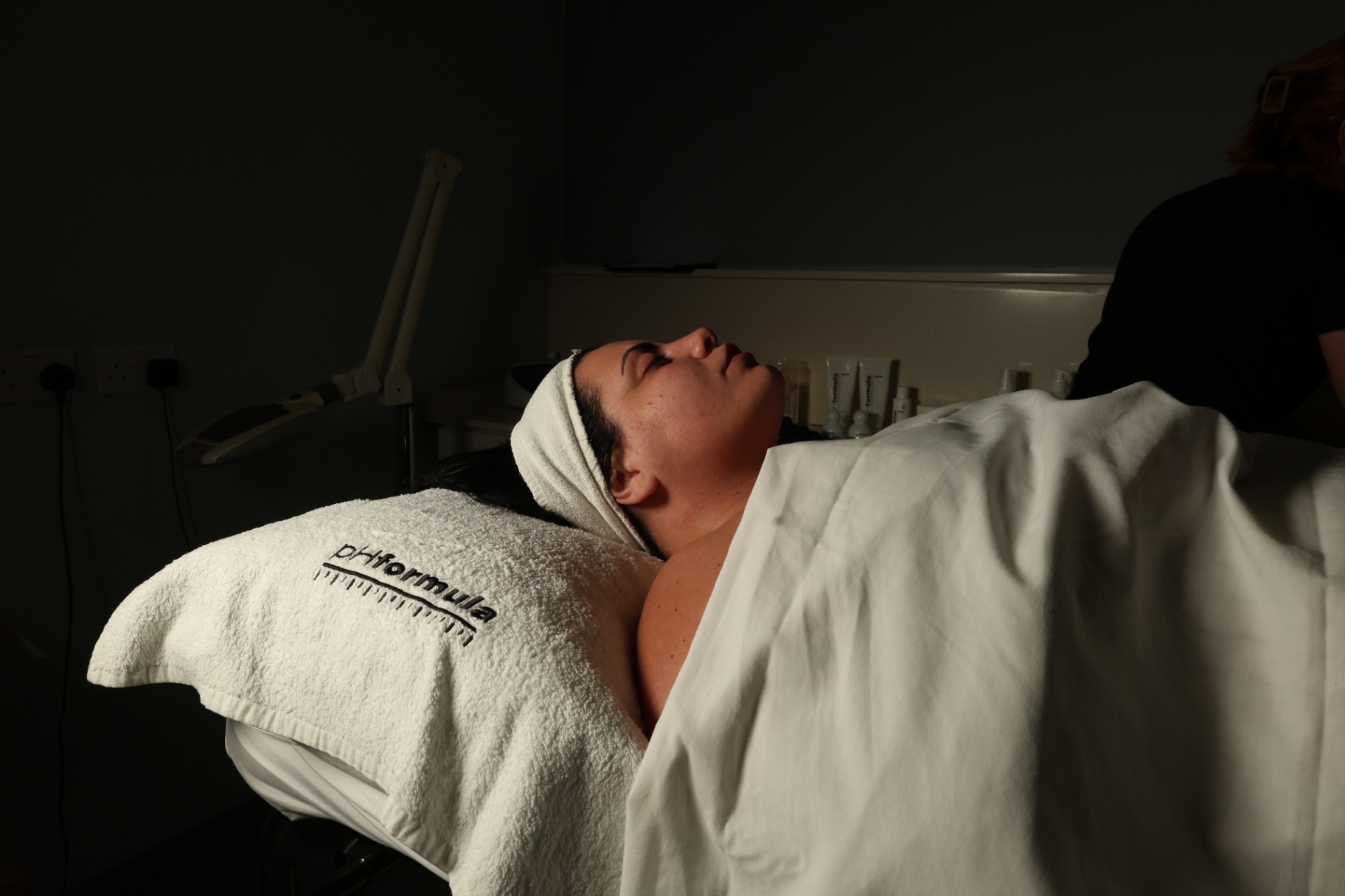 Quiet moment after PH Formula facial